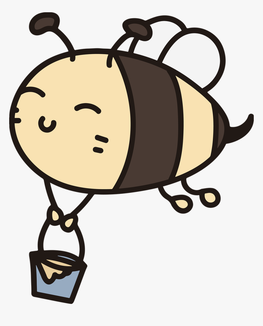 Kawaii, Bee, Obrera, Nice, Insect, Honey, Worker, HD Png Download, Free Download