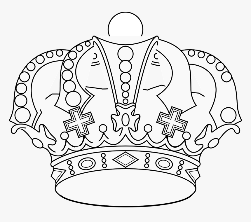 Transparent King Crown Vector Png - Crown Outline, Png Download, Free Download