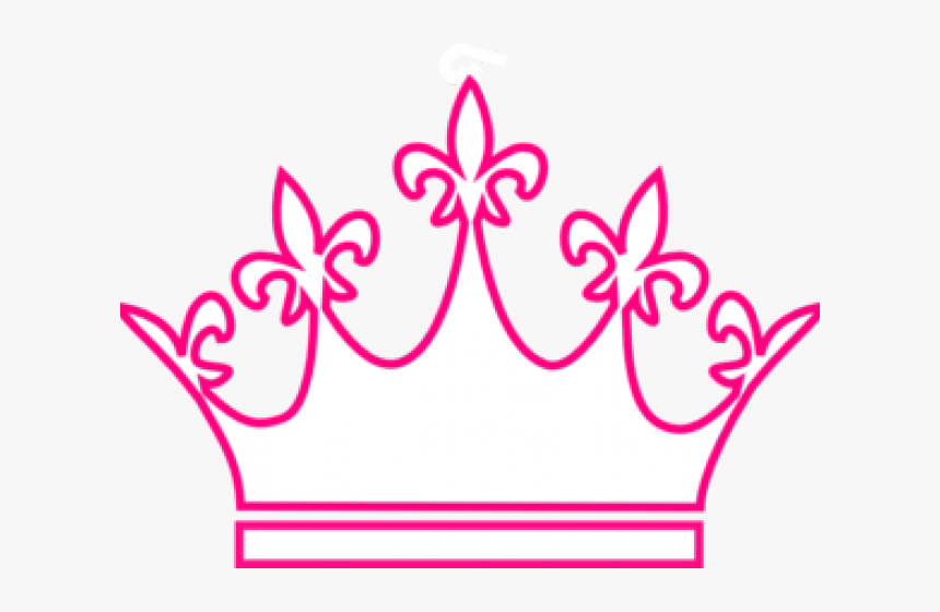 Queen Clipart Outline - Transparent Background Princess Crown Clipart, HD Png Download, Free Download