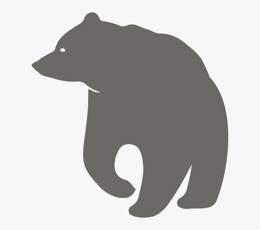 Grey Bear Clip Art, HD Png Download, Free Download