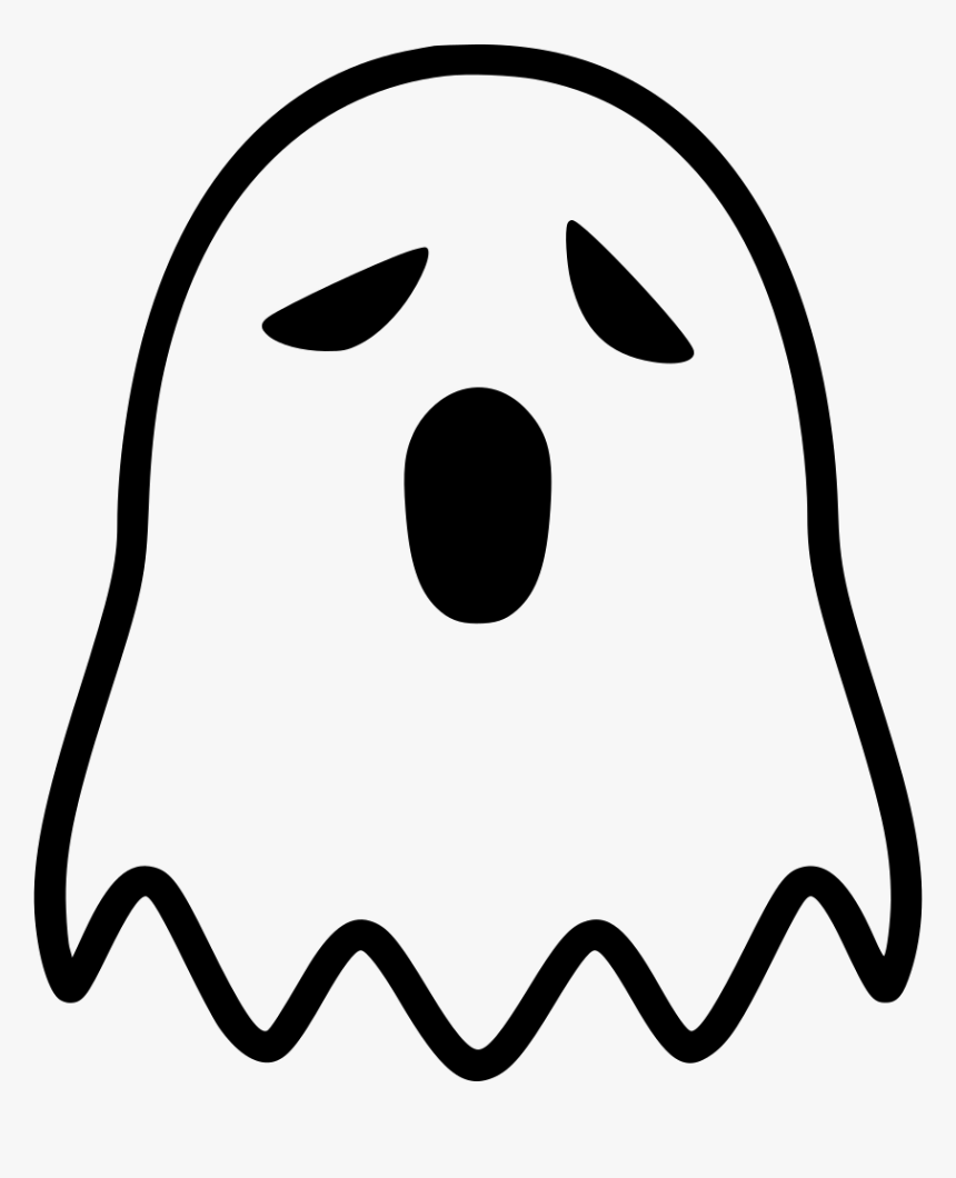 Easy Ghost To Draw, HD Png Download - kindpng