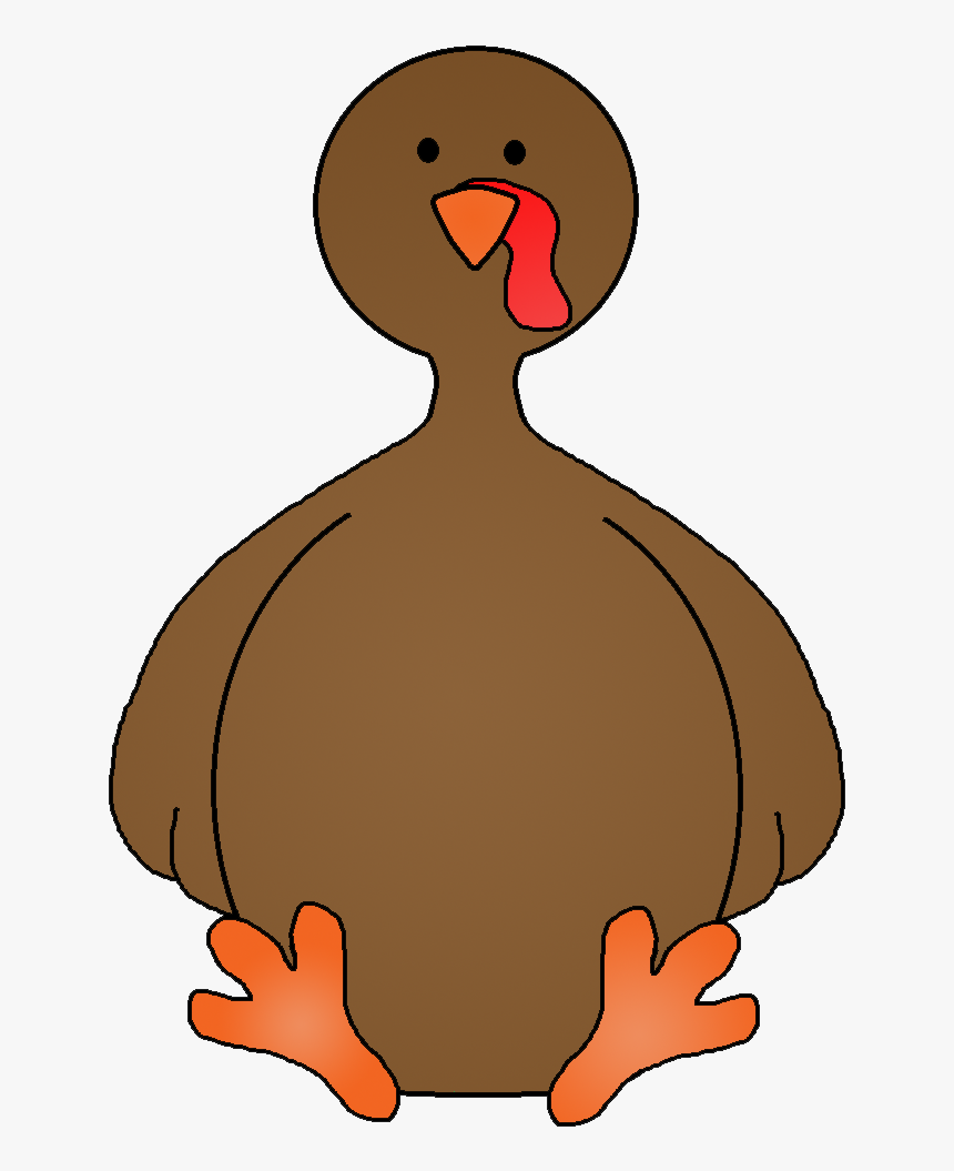 Turkey Body Cliparts - Turkey Without Feathers Clipart, HD Png Download, Free Download