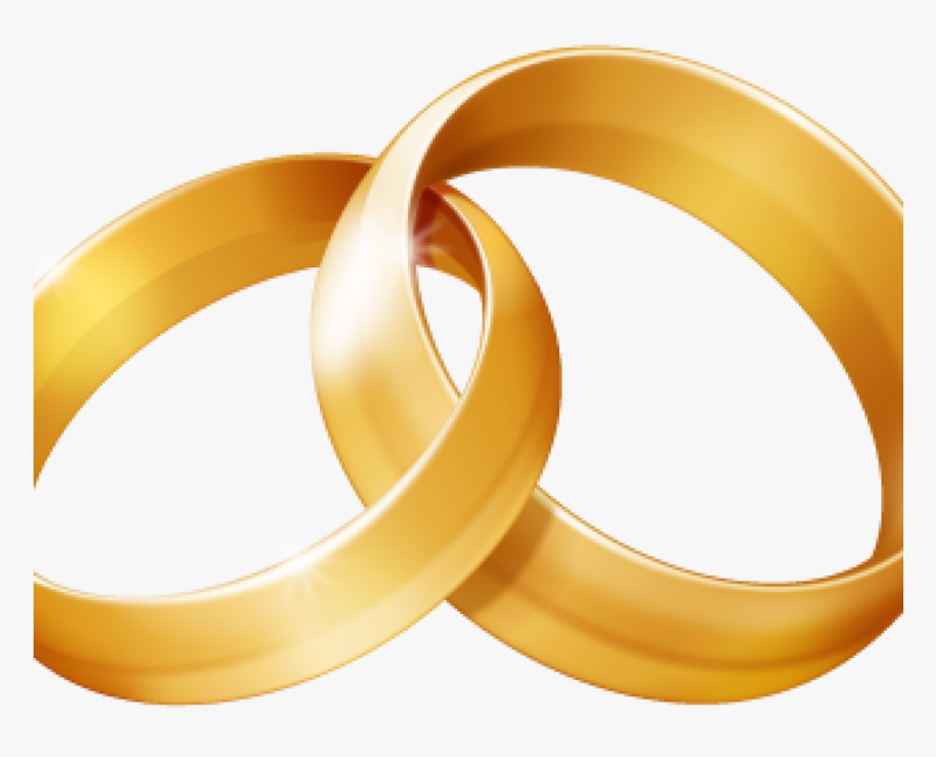 Wedding Ring Clipart Linked Wedding Rings Clipart Free - Two Wedding Rings Transparent, HD Png Download, Free Download