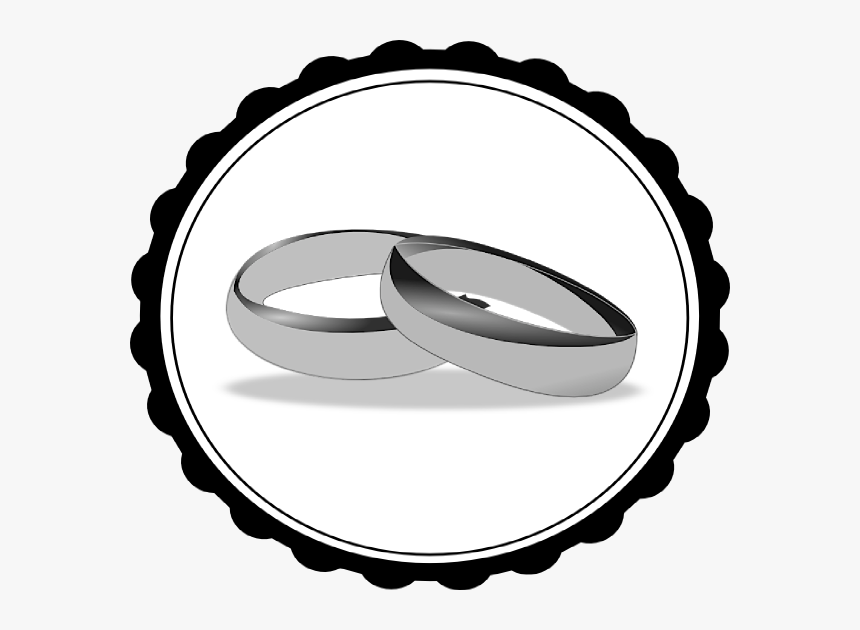 Wedding Rings Clipart Clipartfest - Blue Circle Border Png, Transparent Png, Free Download