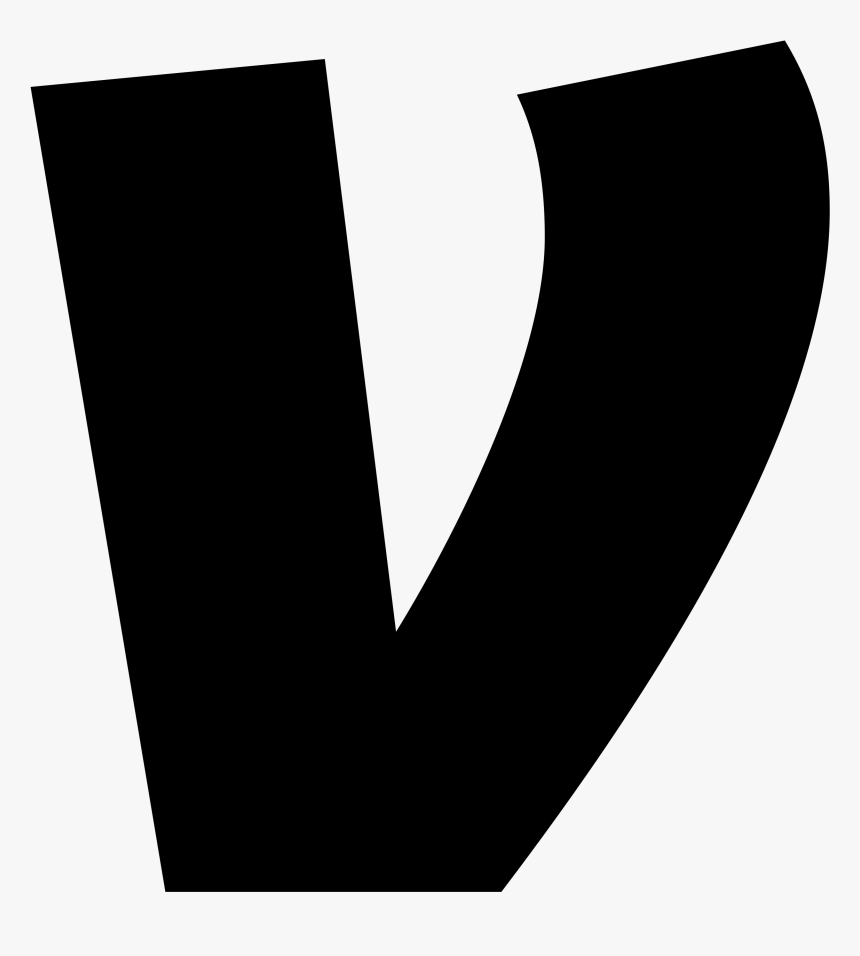 Venmo Logo Black And White , Png Download - White Venmo Logo Png, Transparent Png, Free Download