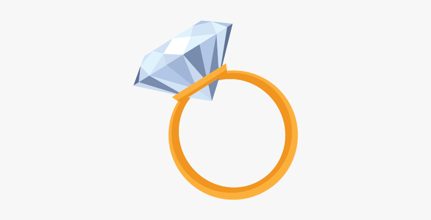 Ring Diamond Icon Png Image High Quality Clipart - Wedding Ring Clipart Transparent, Png Download, Free Download