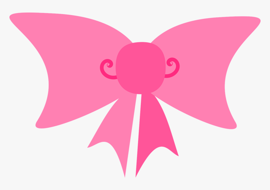 Pink Ribbon Free Images On Pixabay Clipart - Pembe Kurdele Png, Transparent Png, Free Download