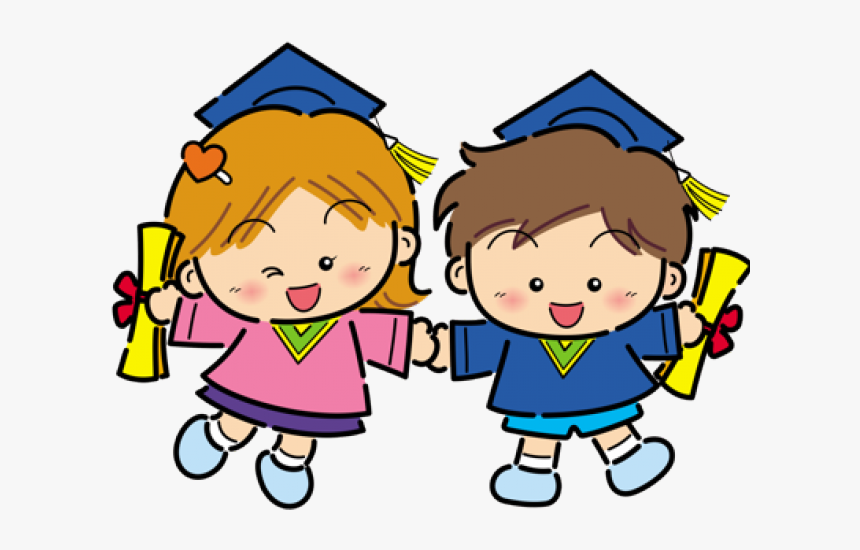 Graduation Clipart Daycare - Kindergarten Graduation Clipart, HD Png Download, Free Download