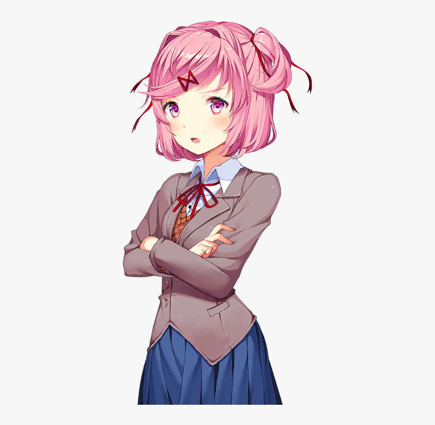 Doki Doki Literature Club Natsuki Png, Transparent Png, Free Download