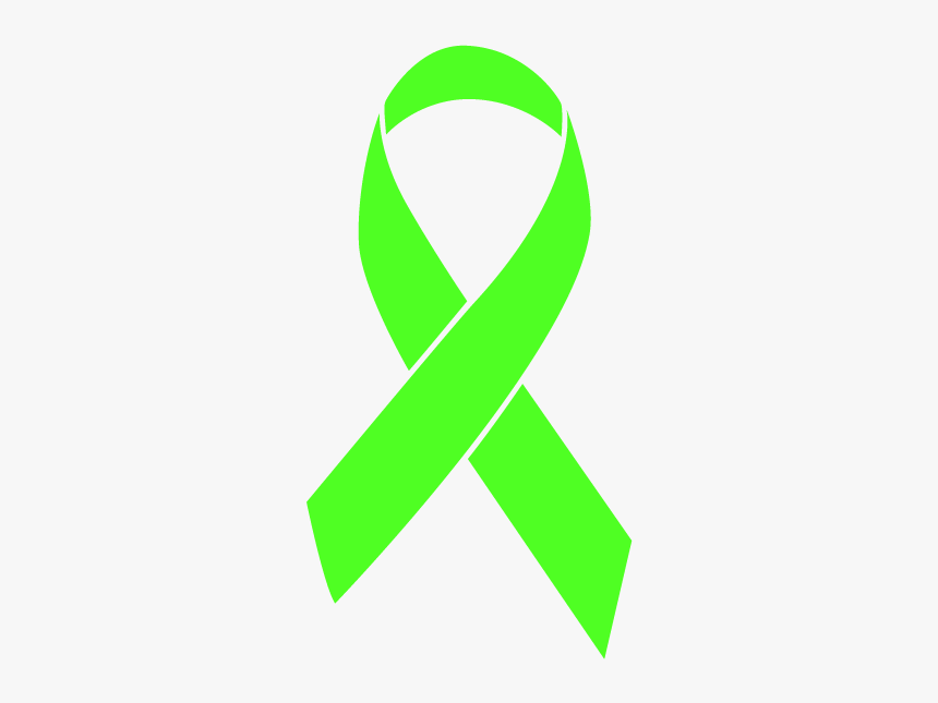 Lime Green Colored Non-hodgkin"s Lymphoma Ribbon - Transparent All Cancer Ribbon, HD Png Download, Free Download