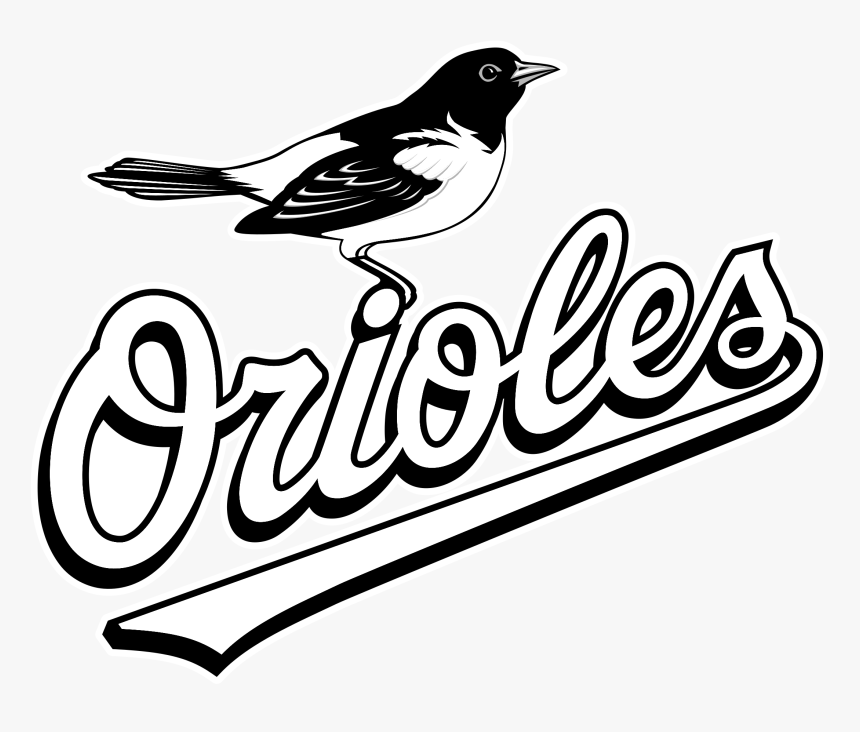 Baltimore Orioles Logo Black And White, HD Png Download, Free Download