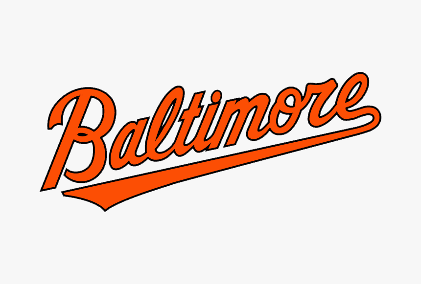 Baltimore Orioles Alternative Font Logo - Baltimore Orioles Text, HD Png Download, Free Download
