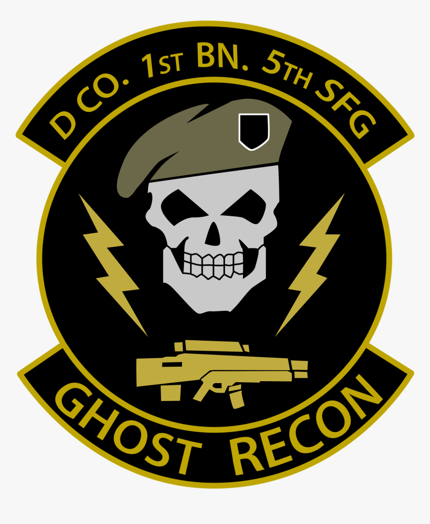 D Company, 1st Battalion, 5th Sfg - Parche Ghost Recon Wildlands, HD Png Download, Free Download