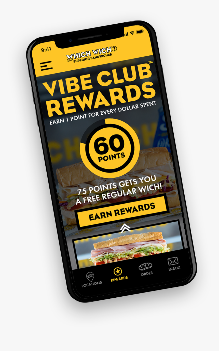 Which Wich Mobile App - Smartphone, HD Png Download, Free Download