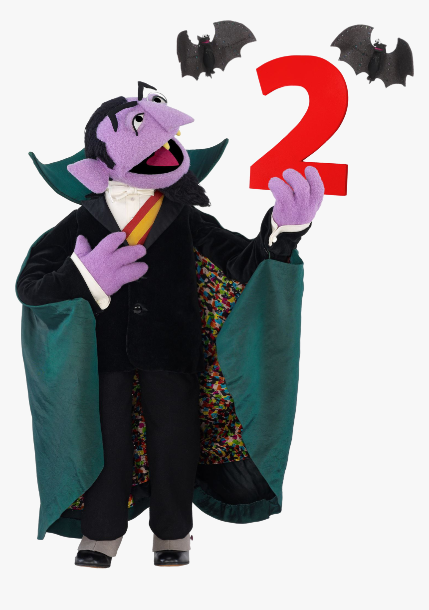 Weekly Muppet Wednesdays Count - Sesame Street Count Number 2, HD Png Download, Free Download