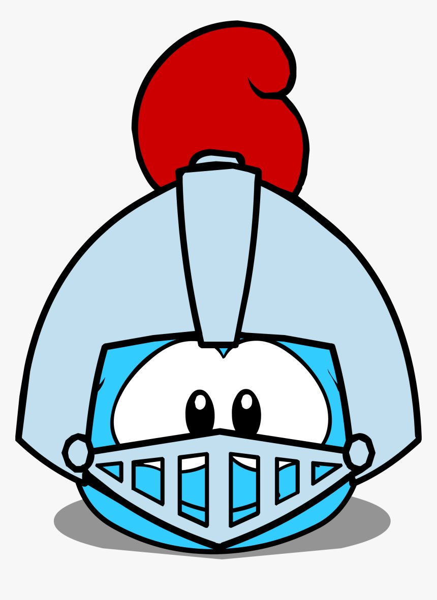 Puffle Hats Knight Helmet Id 81 Igloo - Club Penguin Puffles Hats Id, HD Png Download, Free Download