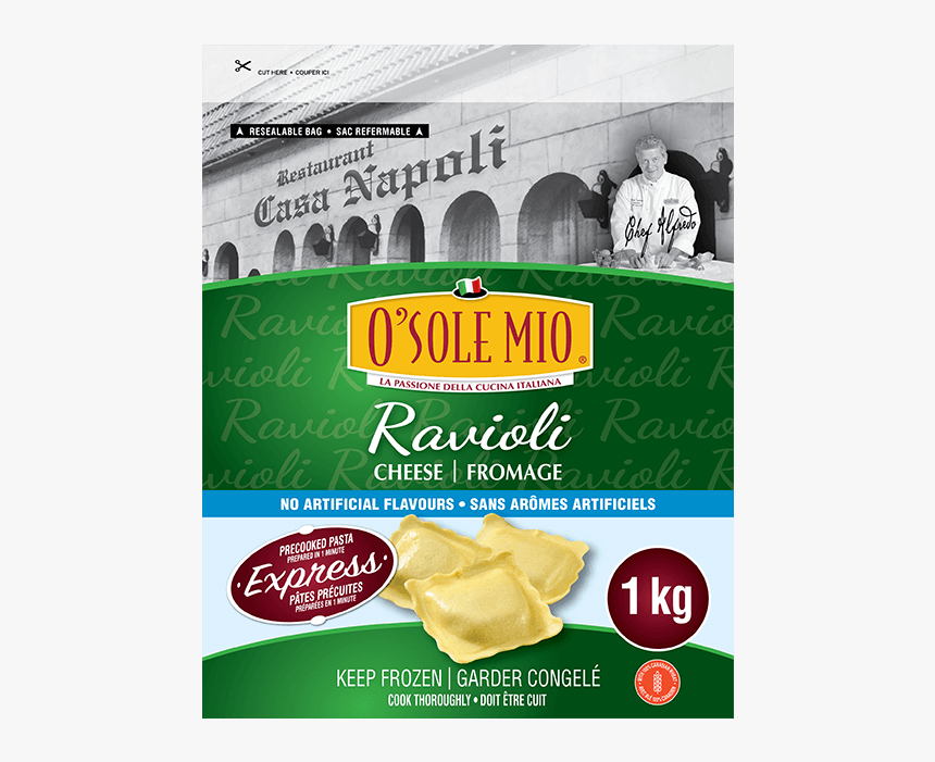 Ravioli Fromage - O Sole Mio Ravioli, HD Png Download, Free Download