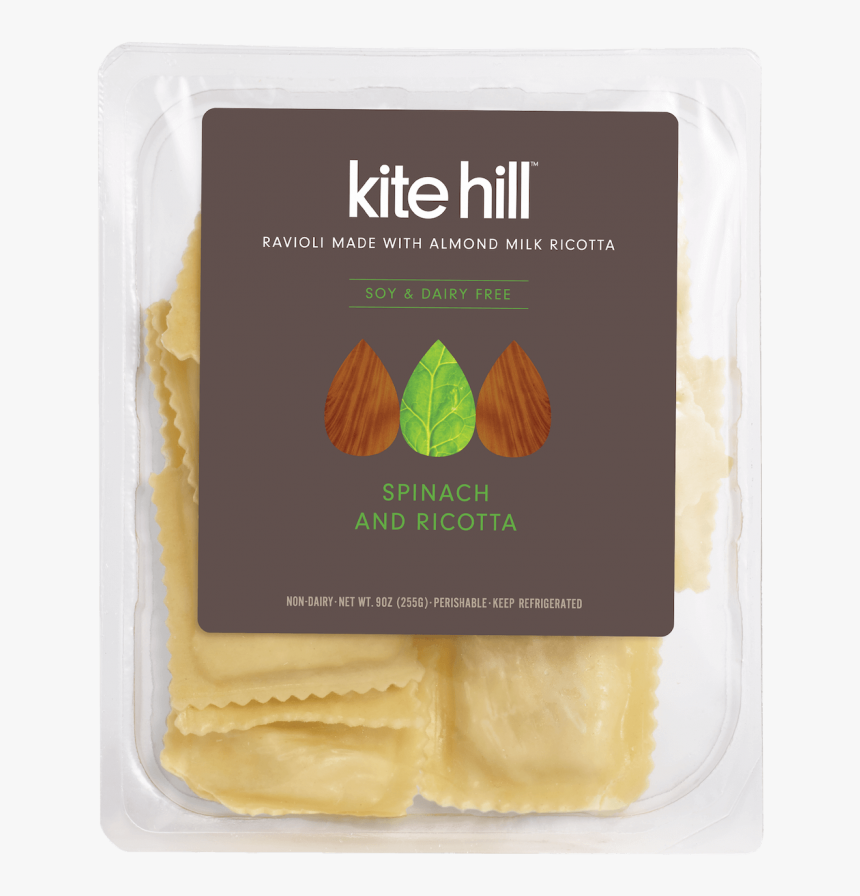 Spinach Ricotta Ravioli - Vegan Ravioli Kite Hill, HD Png Download, Free Download