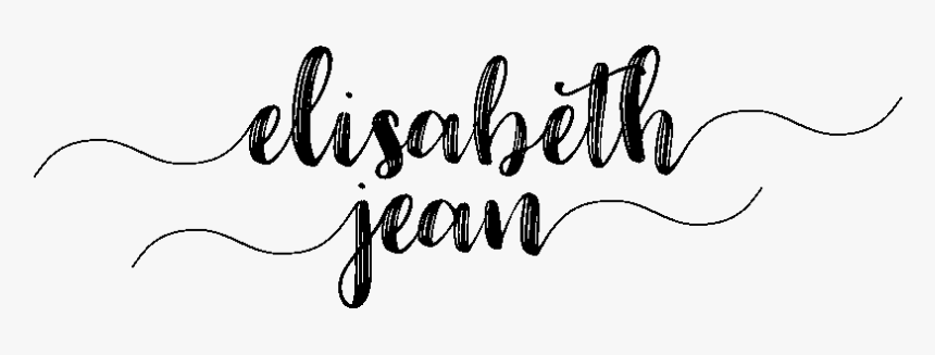 Elisabeth Jean - Calligraphy, HD Png Download, Free Download