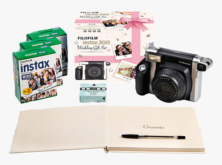Fujifilm Instax Wide 300 Wedding Pack - Instax Camera Wedding Bundle, HD Png Download, Free Download