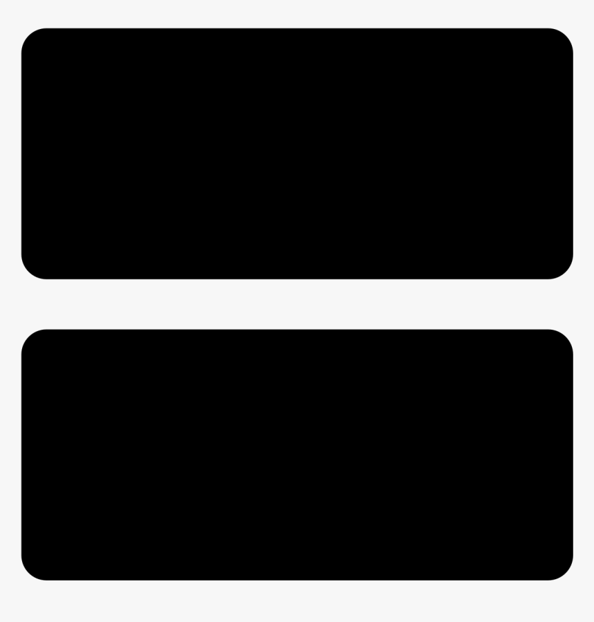 Ios Icon - Black Equal Sign, HD Png Download, Free Download