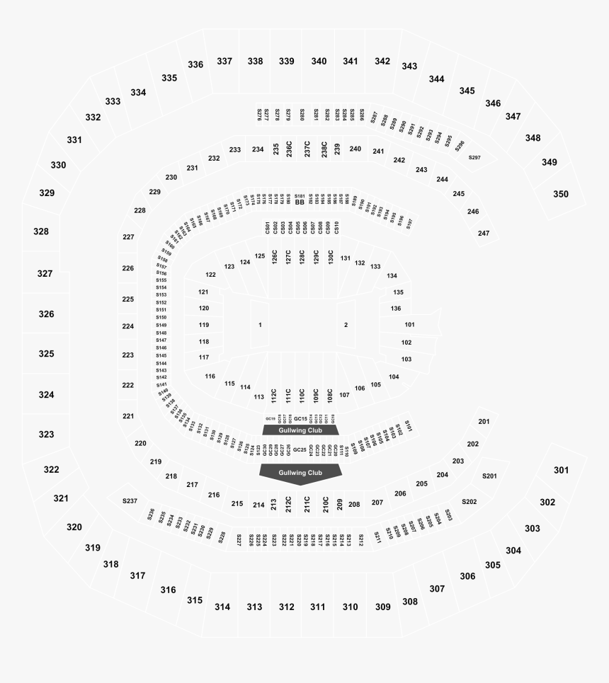 Mercedes Benz Stadium Final Four Seating Chart, HD Png Download, Free Download