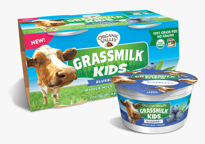 Grassmilk Kids Yogurt, HD Png Download, Free Download