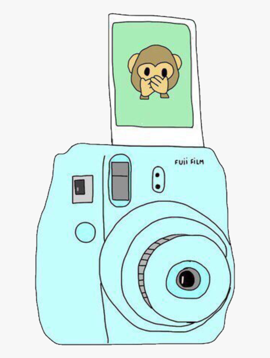 Drawing Illustrations Polaroid - Instant Camera Film Drawing, HD Png Download, Free Download