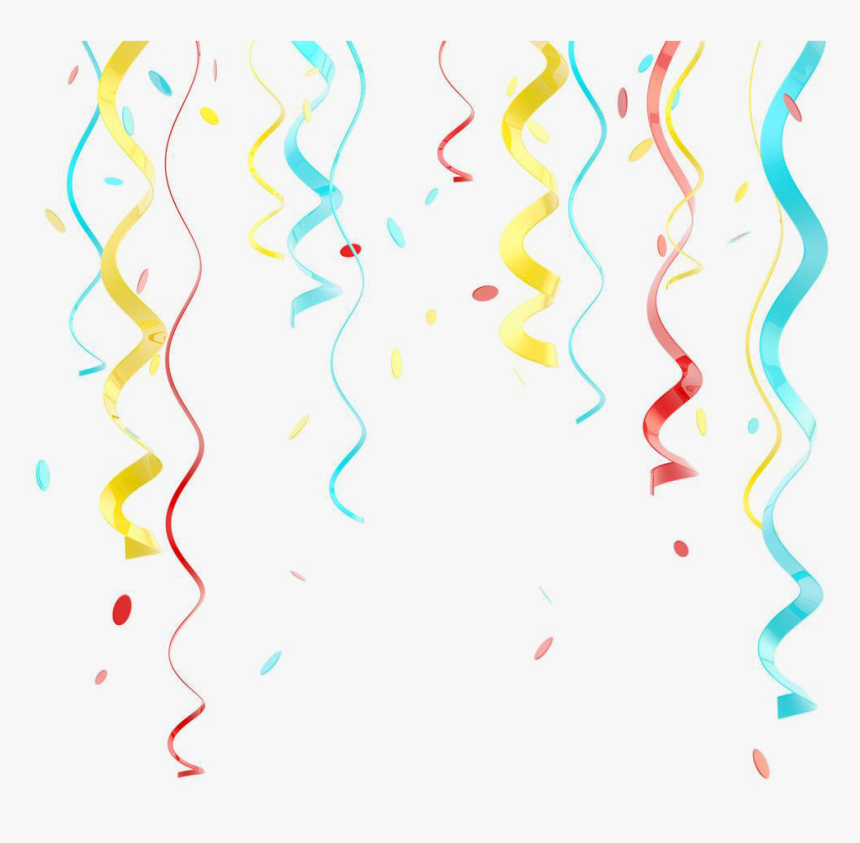 Confetti Stock Photography Serpentine Streamer Party - Png Streamer Png Transparent Background, Png Download, Free Download
