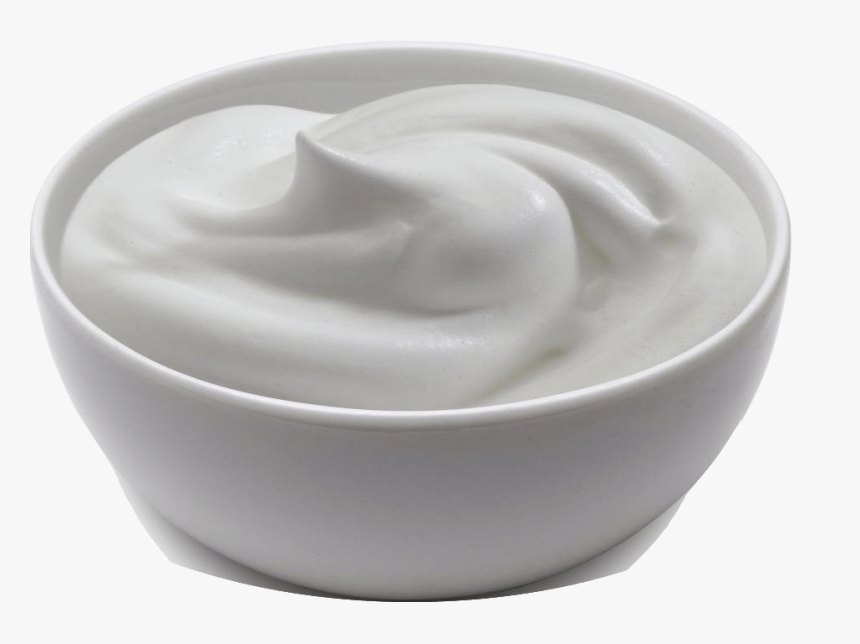 Download Yogurt Transparent Background For Designing - Bowl Of Plain Yogurt, HD Png Download, Free Download