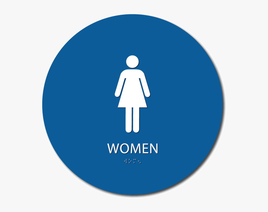 Ada Compliant Women Bathroom Sign - Women Restroom Sign, HD Png Download, Free Download