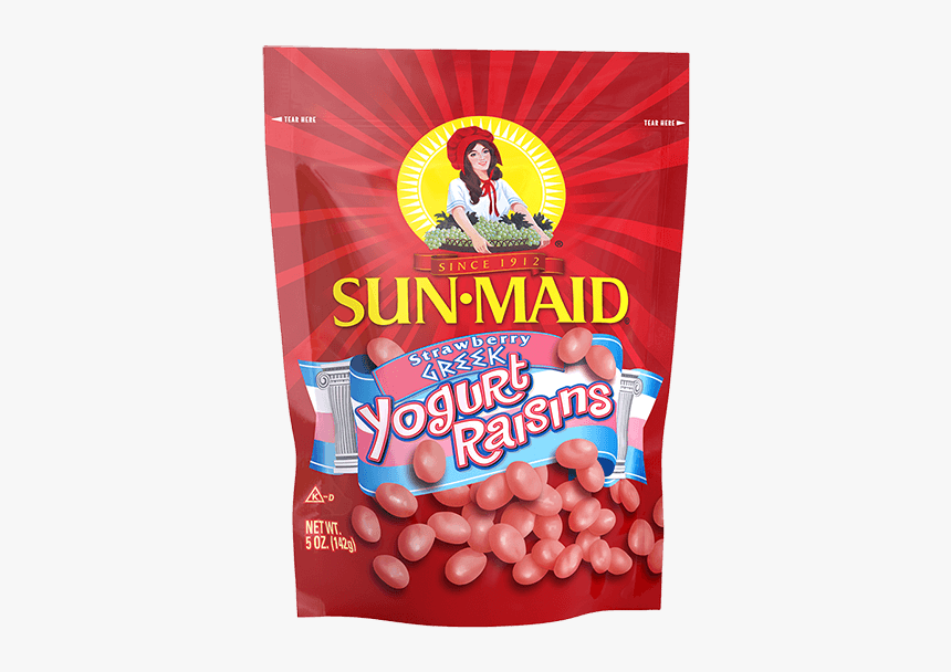 Sun-maid Strawberry Greek Yogurt Raisins 5 Oz - Sun Maid Yogurt Raisins, HD Png Download, Free Download
