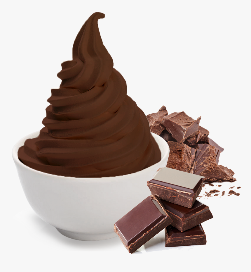 Chocolate Ice Cream Brown Yogurt, HD Png Download, Free Download