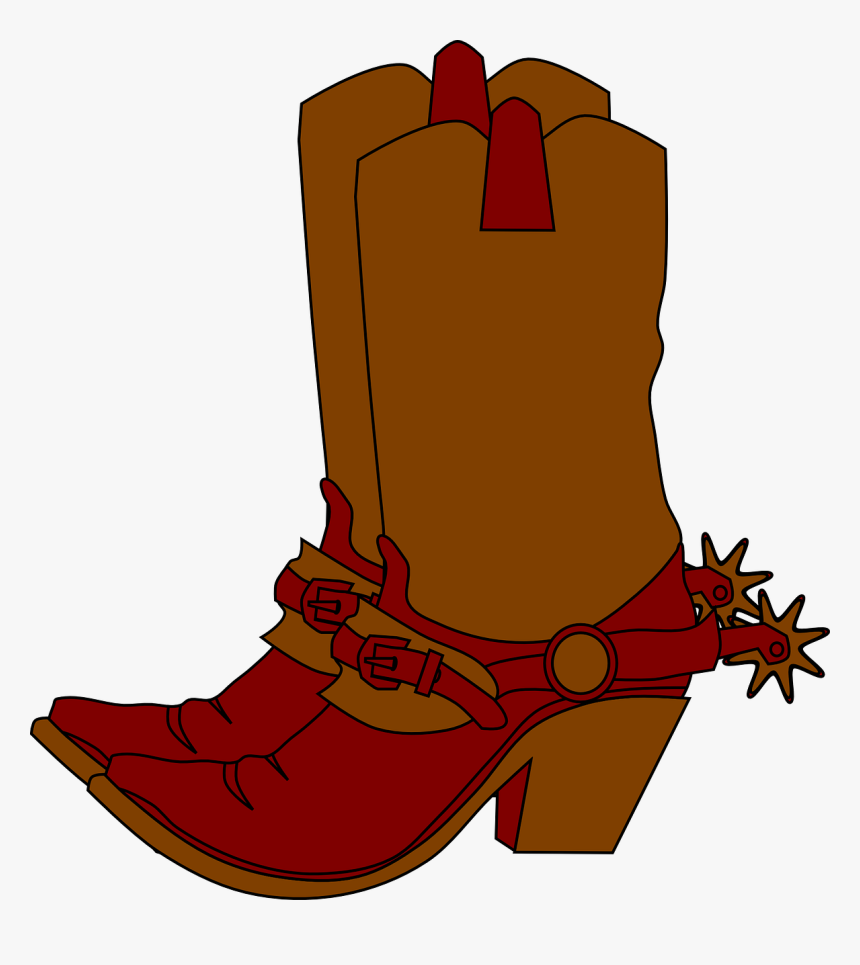 Cowgirl, Boots, Western, Fashion, Country, Pretty - Silhouette Cowboy Boot Png, Transparent Png, Free Download