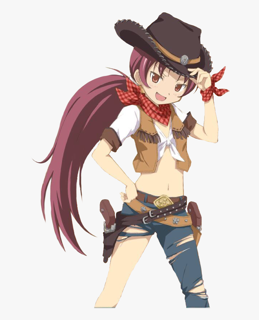 Kyoko Cowgirl Transparent By - Cowboy Girl Anime Png, Png Download, Free Download