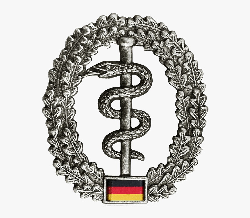 Bw Barettabzeichen Sanitätsdienst - Bundeswehr Sanitätsdienst Barett, HD Png Download, Free Download