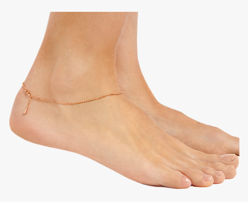 Body Ball Chain Anklet Onfig - Heel Socks, HD Png Download, Free Download