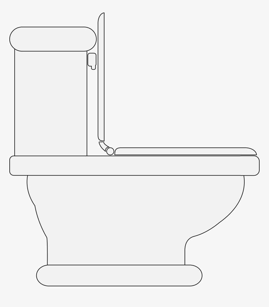 Restroom Vector Animated - Toilet Clip Art, HD Png Download, Free Download