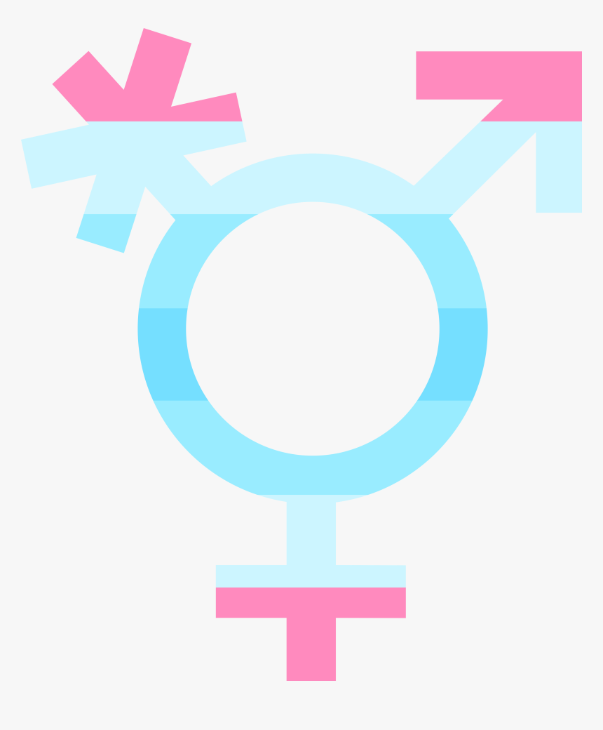 Transgender Symbol Transparent - Gender Inclusive Bathroom Signs, HD Png Download, Free Download