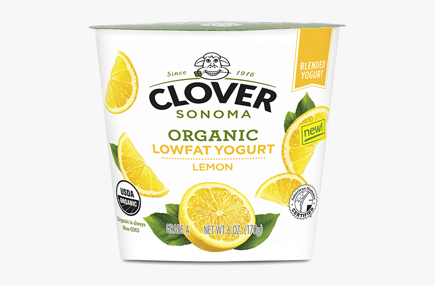 Organic Low Fat Lemon Yogurt - Seedless Fruit, HD Png Download, Free Download