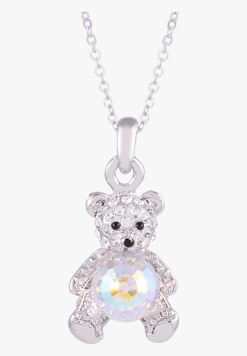 Teddy Bear Swarovski Ball Pendant"
 Class= - Locket, HD Png Download, Free Download