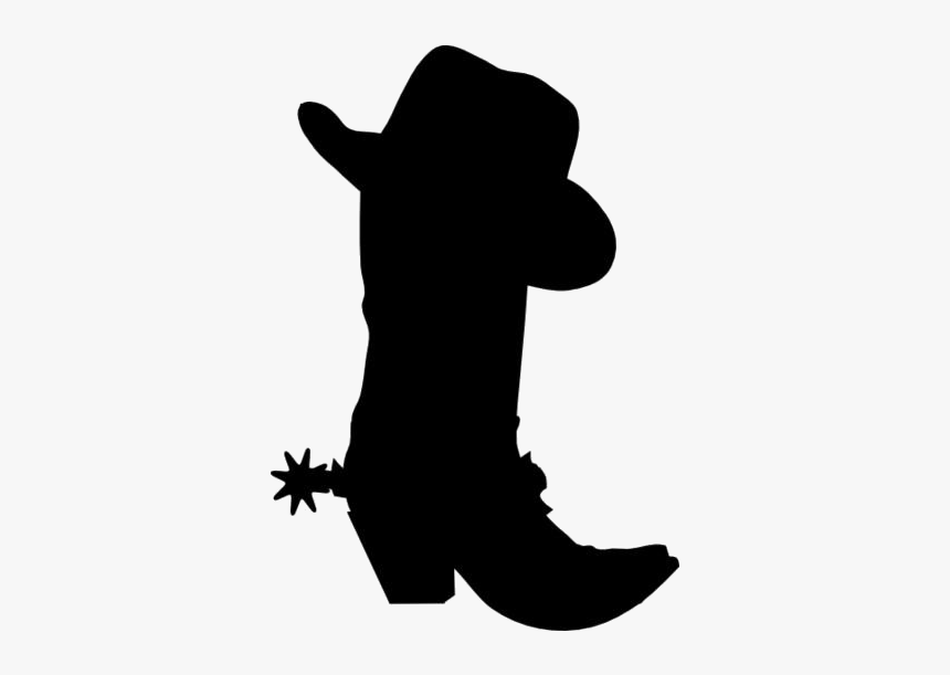 Cowgirl Boots And Hat Png Transparent Images - Cowboy Hats And Boots Silhouette, Png Download, Free Download