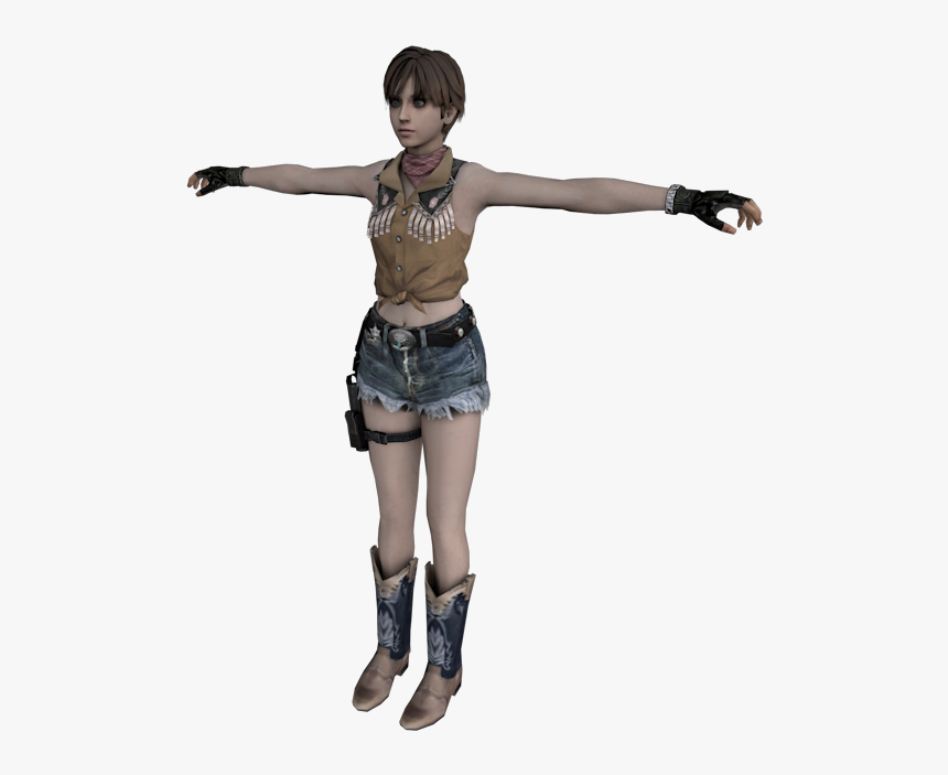 Download Zip Archive - Resident Evil Rebecca Cowgirl, HD Png Download, Free Download