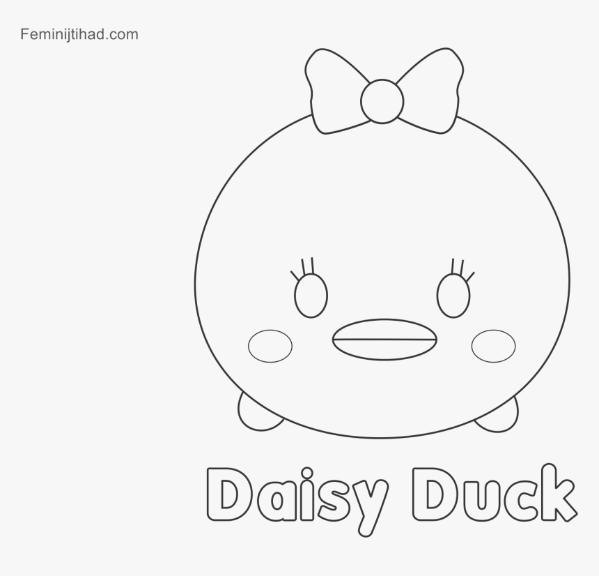Tsum Tsum Coloring Pages Printable Coloring Pages For - Line Art, HD Png Download, Free Download