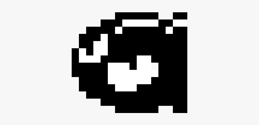 Mario Bullet Pixel Art, HD Png Download, Free Download