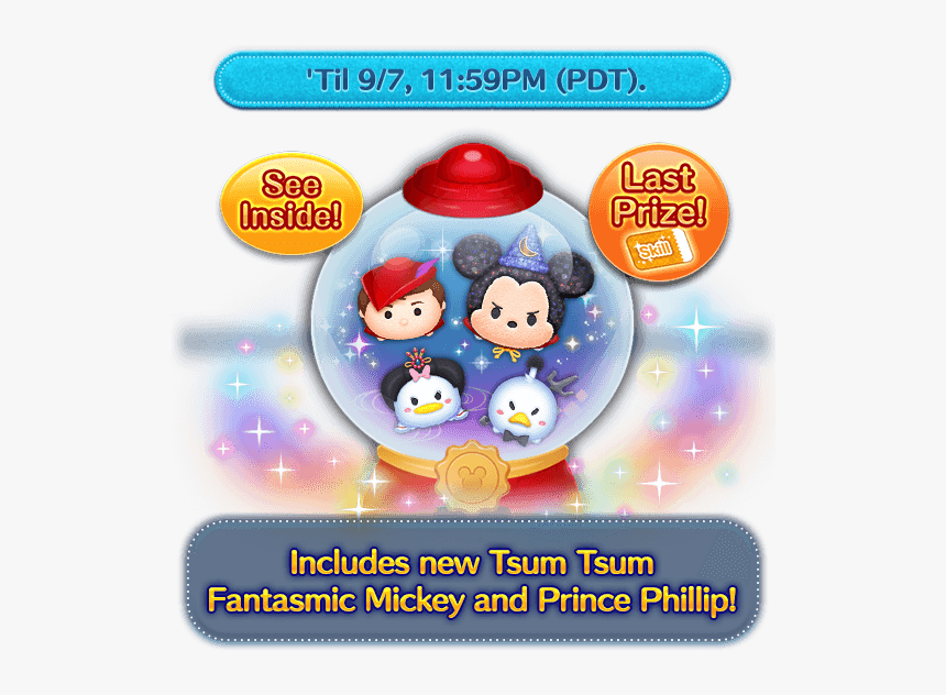 Isney, Tsum, Tsum, September, 2018, Event, Fantasmic, - Tsum Tsum Event September 2019, HD Png Download, Free Download