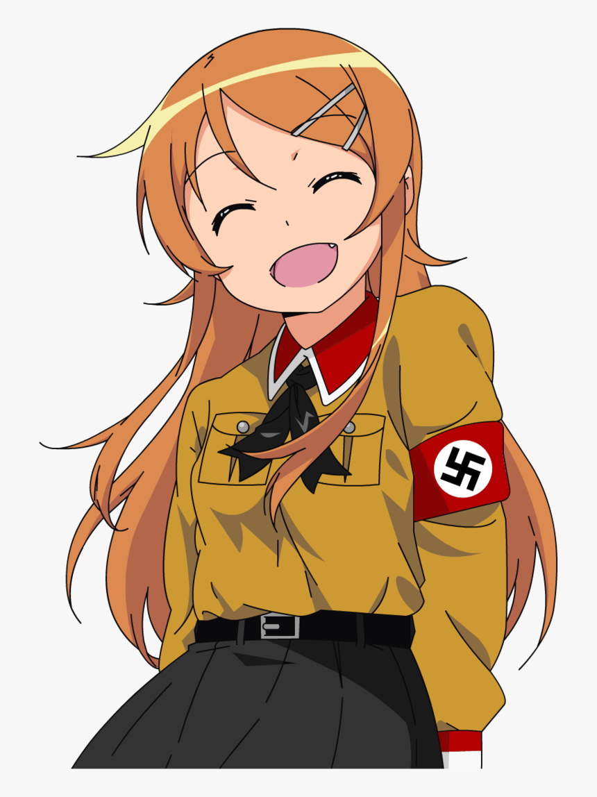 Nazi Anime Girl Png, Transparent Png, Free Download