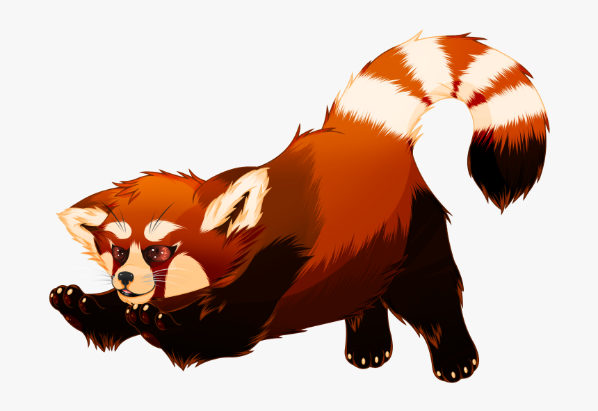 Red Panda Cartoon Transparent, HD Png Download, Free Download