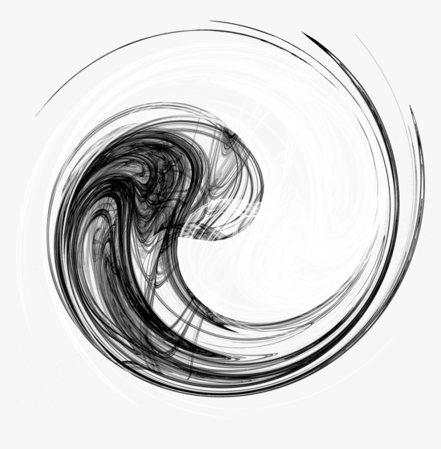 Fractal Png Transparent Images - Abstract Yin Yang Tattoo, Png Download, Free Download