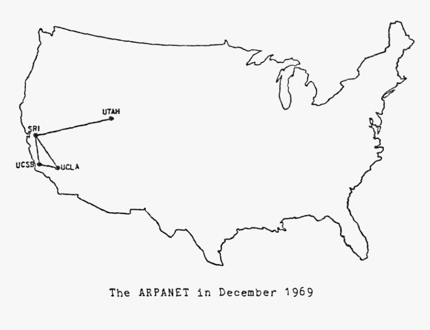Arpanet In December 1969, HD Png Download, Free Download
